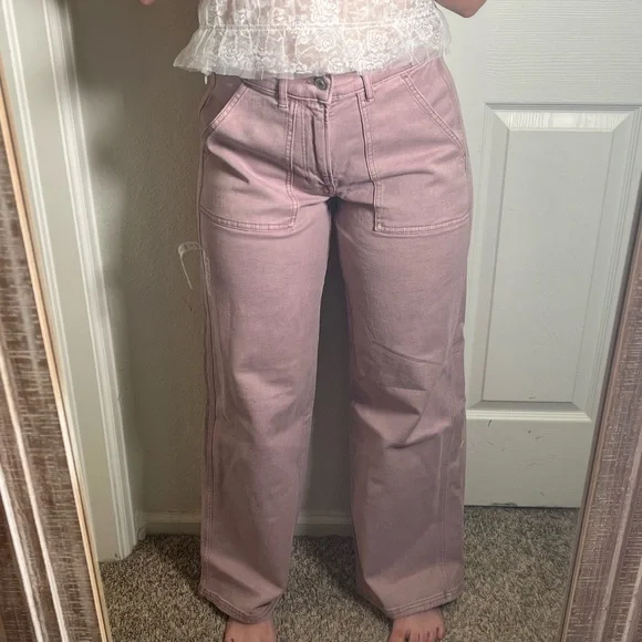 American Eagle Pink Skater Jeans - Picture 1 of 5